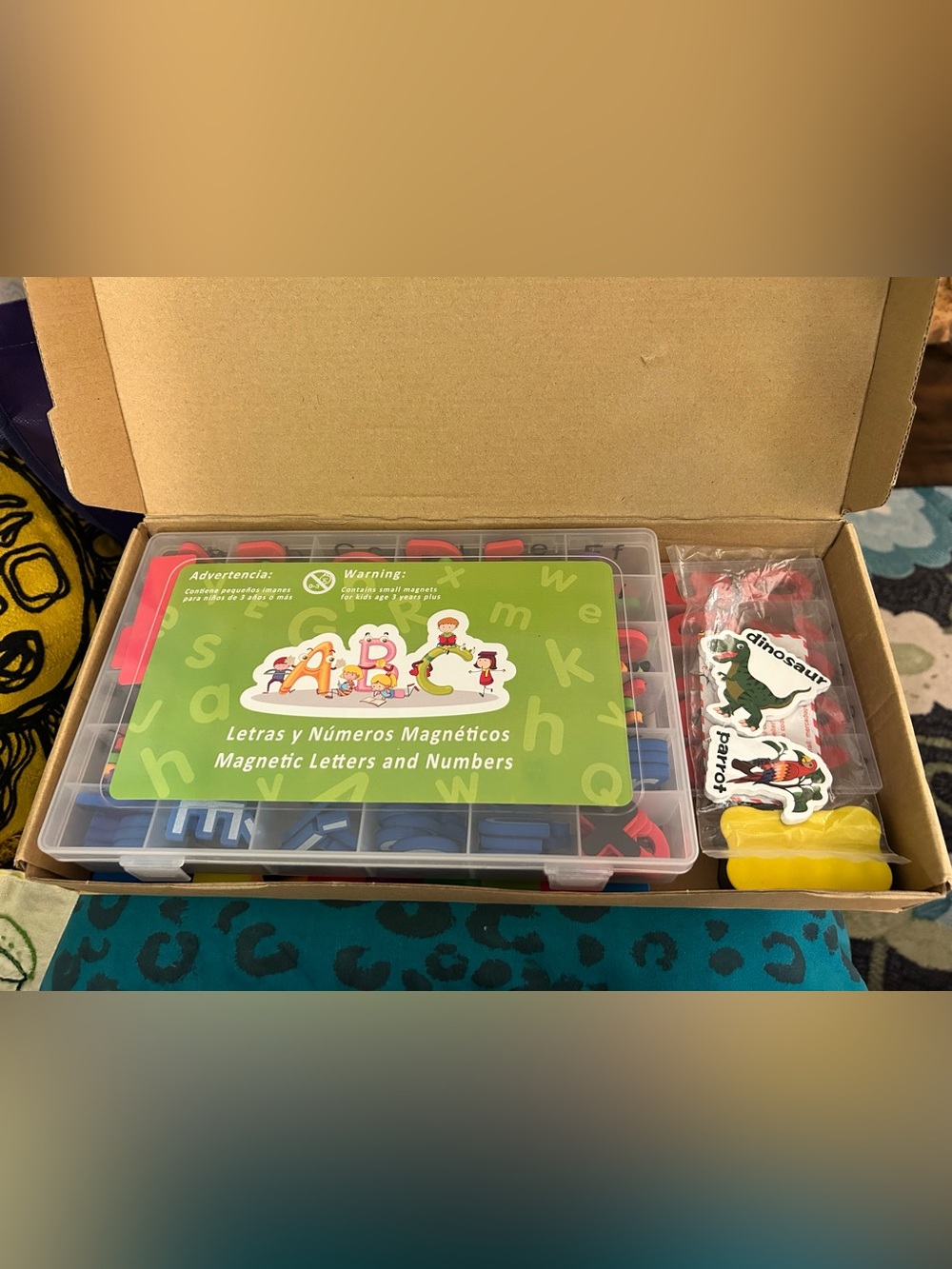 Magnetic Letters and Numbers Learning Set